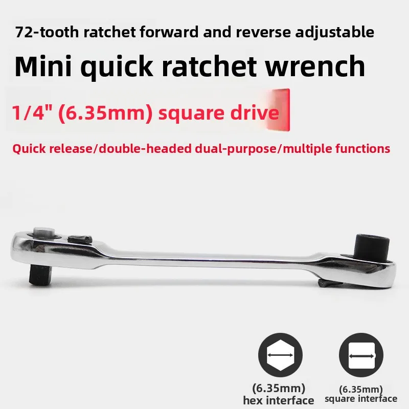 Mini Ratchet Wrench Batch Head Handle Batch Nozzle Screwdriver Xiaofei Sleeve Wrench Batch Nozzle Screwdriver Cone Tool