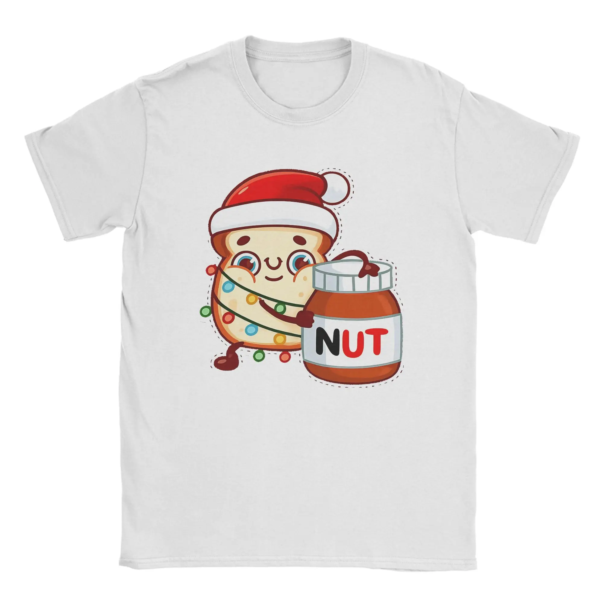

Funny Nutella Bread T-Shirts Men O Neck 100% Cotton T Shirt Short Sleeve Tee Shirt Printing Tops