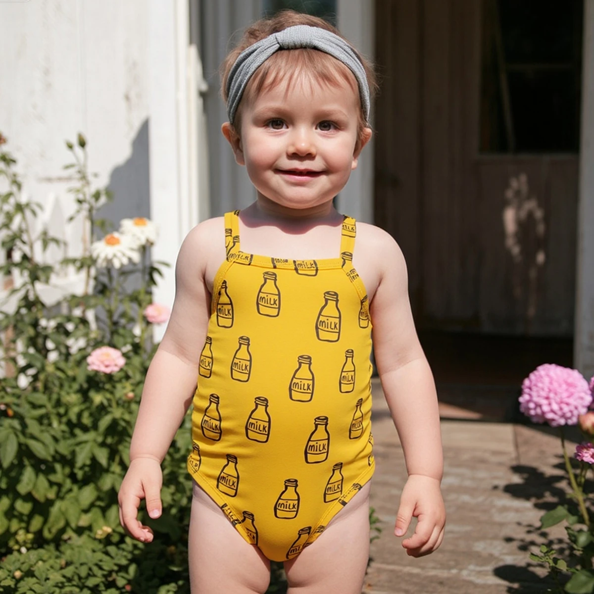 Cotton Toddler Boys Girls Sleeveless Bodysuits Printing Summer Fashion Infants Clothes