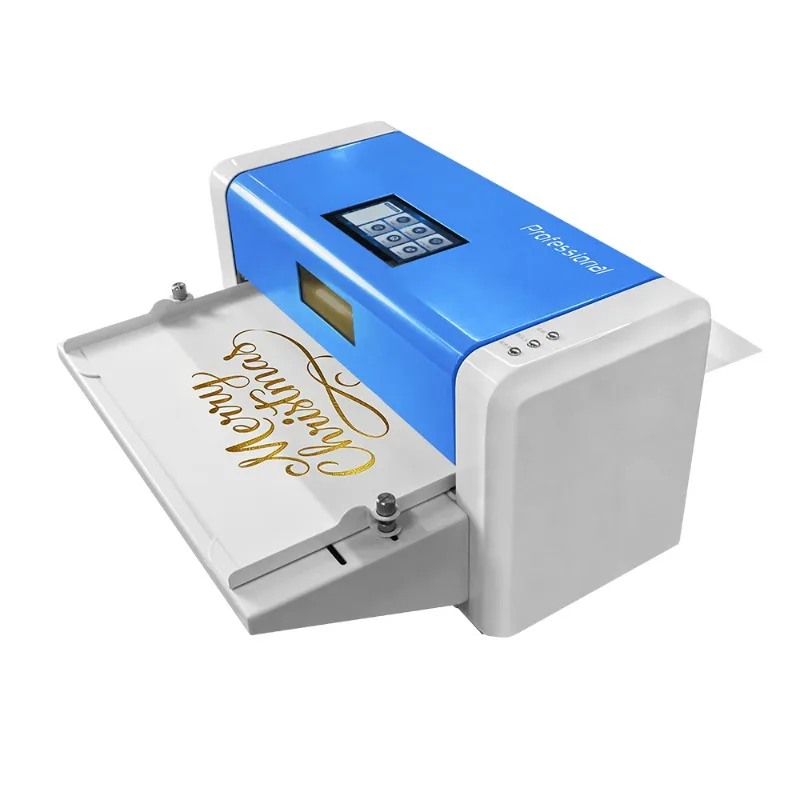 MS-T571 Hot Foil Stamping Printer Touch Screen Control High Definition Gold Foil Printing Machine Customized Packages