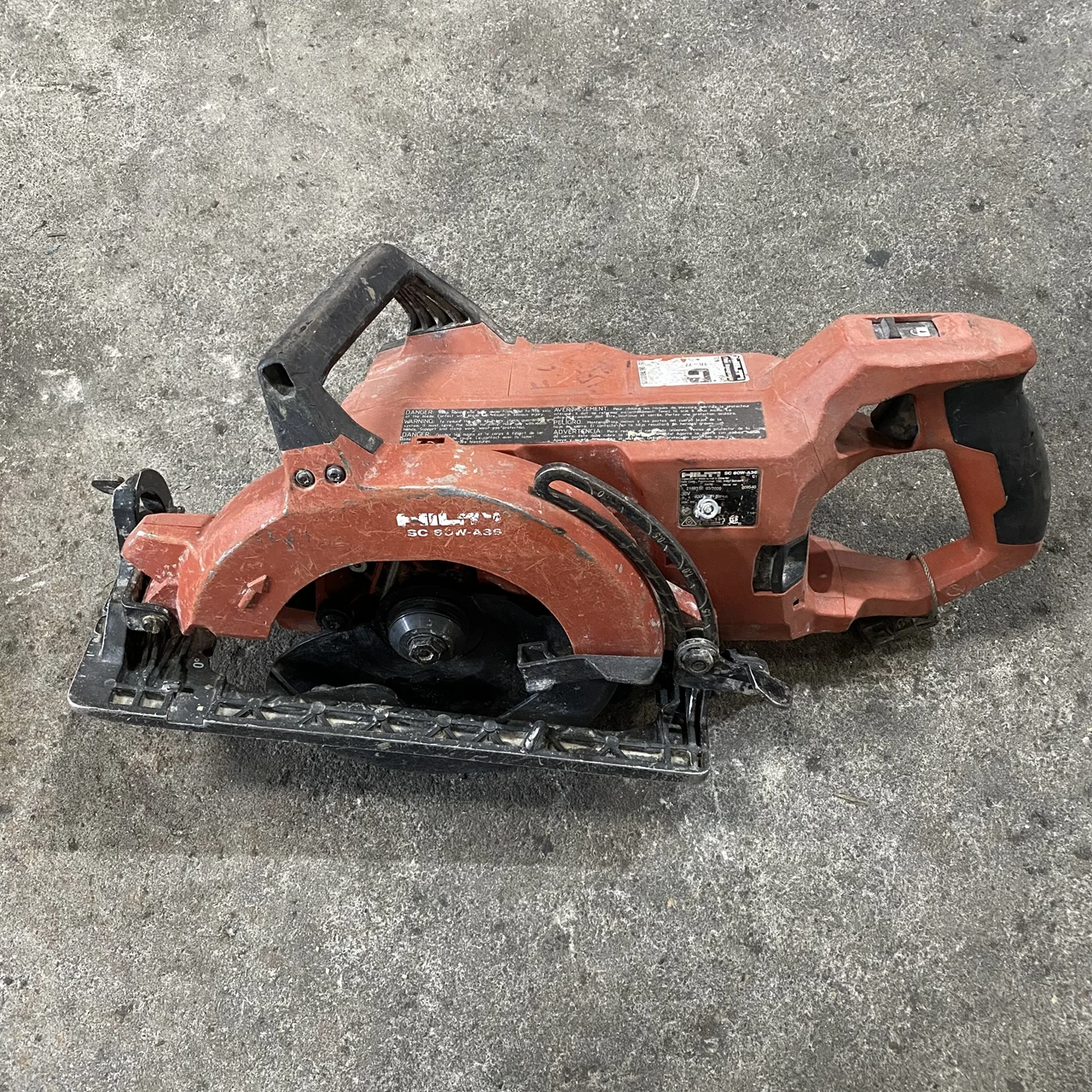 HILTI SC 60W-A36 Lithium ion Cordless Circular Saw Woodcutting Machine - Body Only, Used