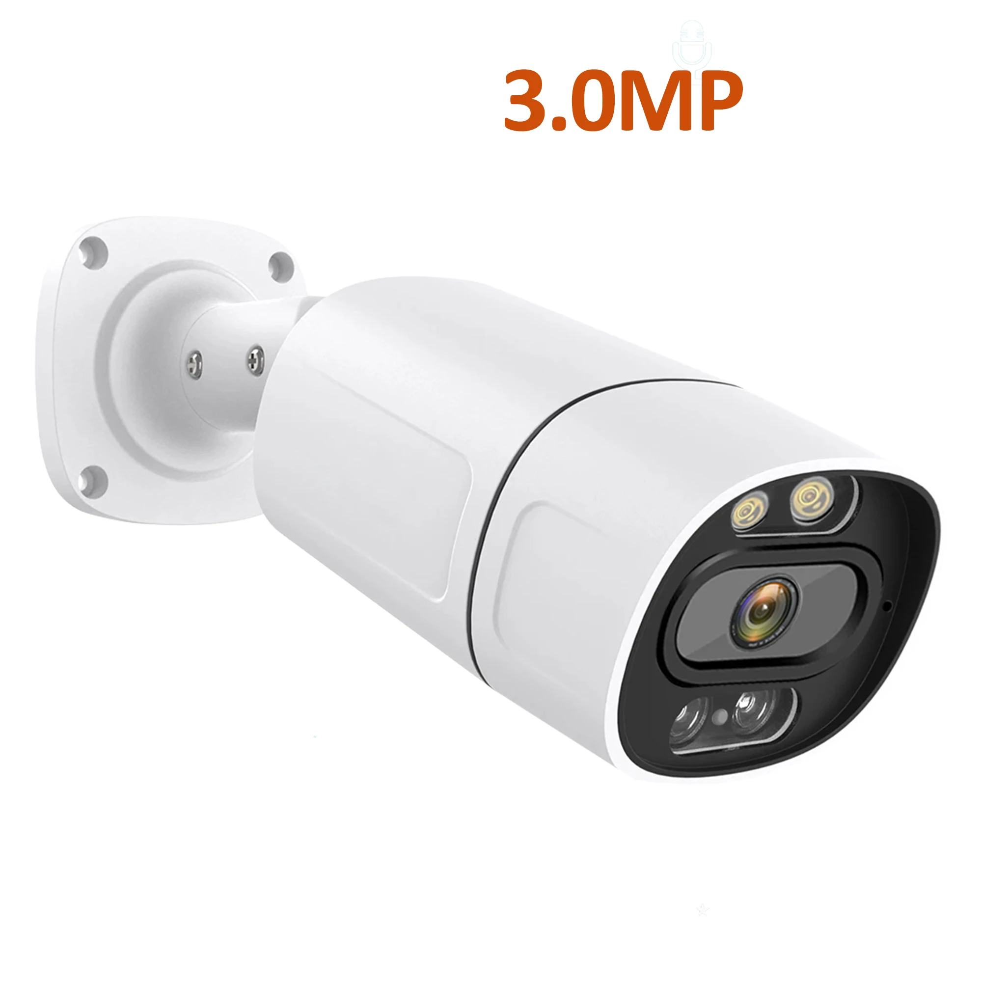 XMEYE-Caméra vidéo de sécurité extérieure étanche IP66, enregistrement audio CCTV, détection de visa