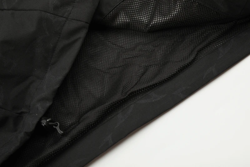 Schwarze Kapuzenjacke mit Schmetterlingsdruck, durchgehender Reißverschluss, Windbreaker für Herren, übergroßer Outdoor-Windbreaker, Streetwear, lässige Oberbekleidung mit Reißverschluss. – Detail 15
