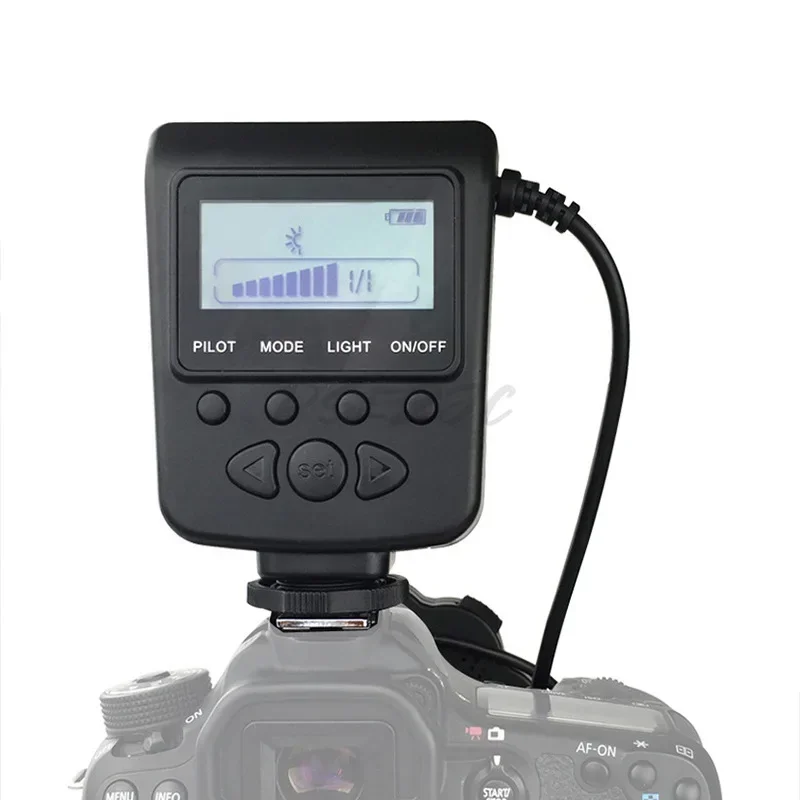 SL-102 Câmera DSLR interna e externa luz de preenchimento ajustável luz intermitente síncrona material à prova d'água