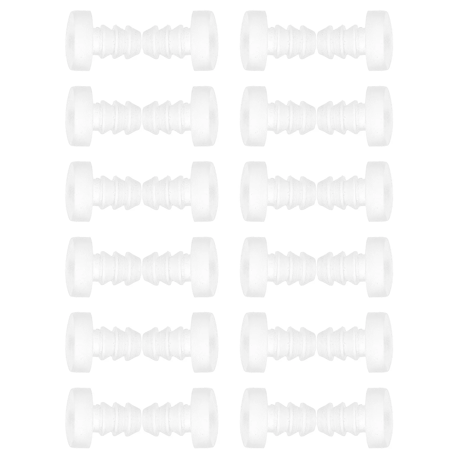 

50pcs Furniture Anti-Collision Bumpers 5Mm Hole Rubber Pads Wear-Resistant Non-Slip For Tables Chairs Cabinets Beds Glass Top