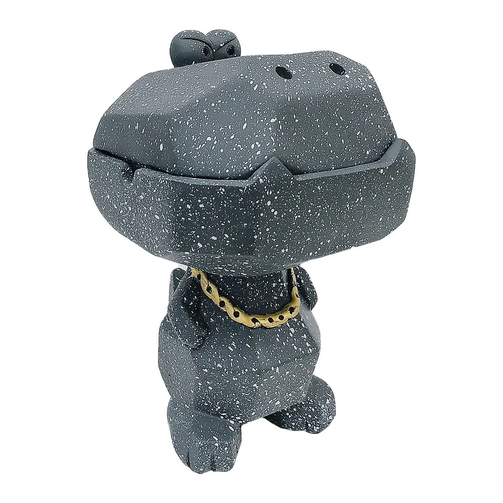 

Creative Crocodile Resin Ashtray Vivid Modeling Natural Color Smoke Holder Desktop Decorative Household Ornament Cartoon Animals