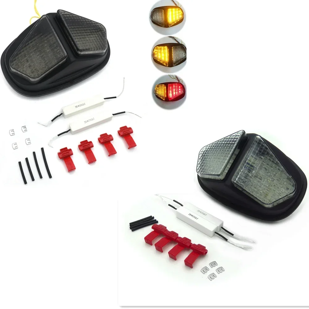 

W/Turn Signal For 2004-2005 Triumph Daytona 600/650 04-05 Aftermarket Motorcycle Parts Smoke LED Tail Brake Light