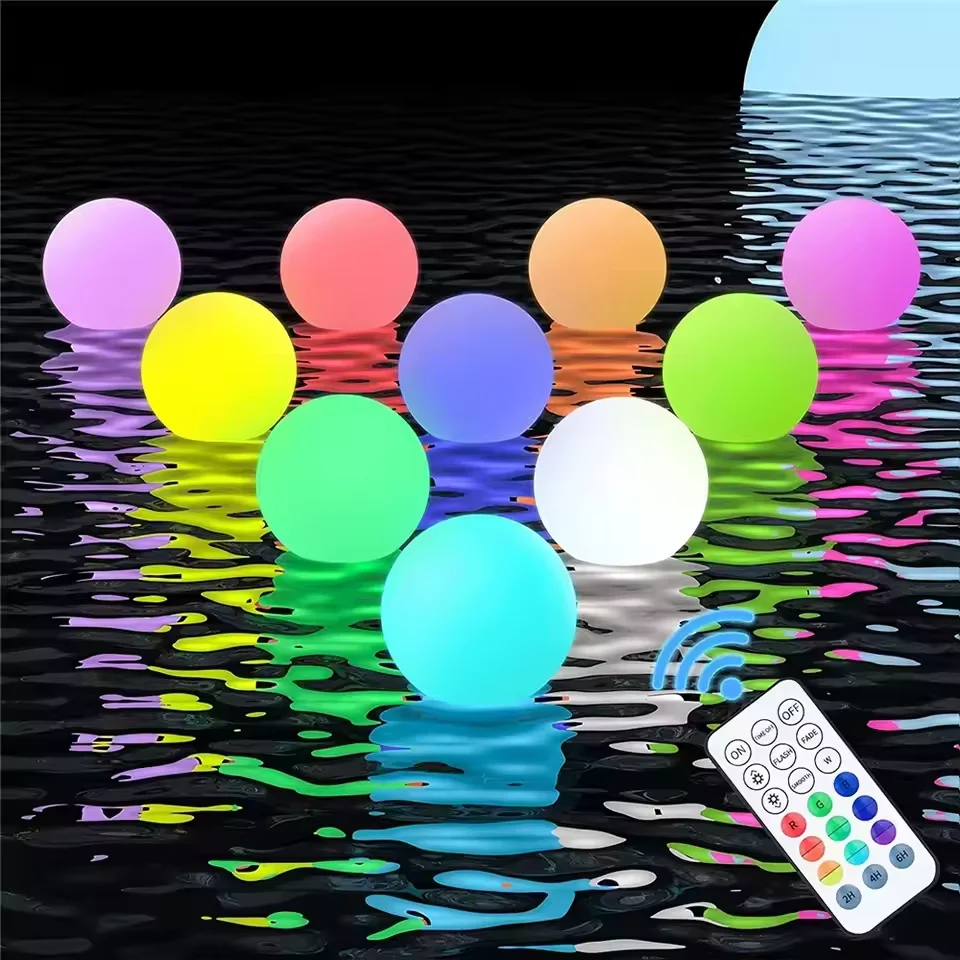16 Renk Yüzen Havuz Işıkları 9 - Outdoor Lighting Around Pool incelemesi ve fiyatı