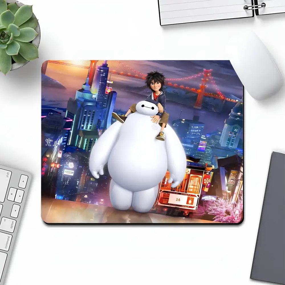 Big Hero 6 Mouse Simple Pad Art Gaming Gamer Small Rubber Locking Edge Large Computer MousePad Laptop Desk Pad