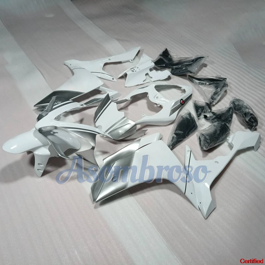 

New Paint Fairing Kit fit For YAMAHA R1 2007 2008 yzf r1 Motorcycle Fairings Silvery grey white Bodywork set