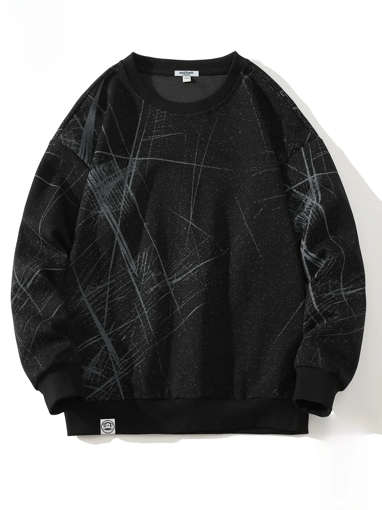 

Мужской свитшот PaulFrank свободного кроя с круглым вырезом, осенний, повседневный, с длинными рукавами, удобный, из полиэфирного волокна, молодежный модный топ