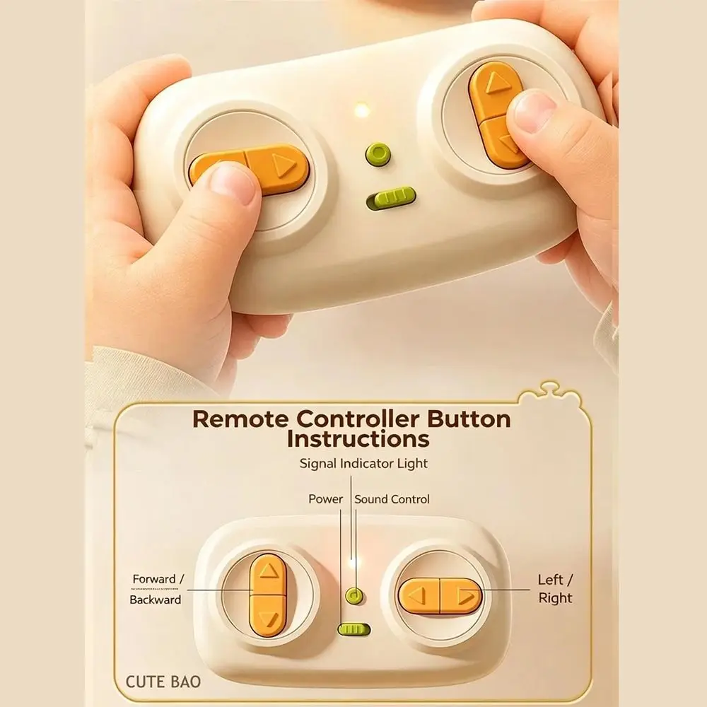 Magnetic RC Snake Car Desktop Bead Eating Competitive Remote Control Car Battle Game Interactive Greedy Snake Car Boys
