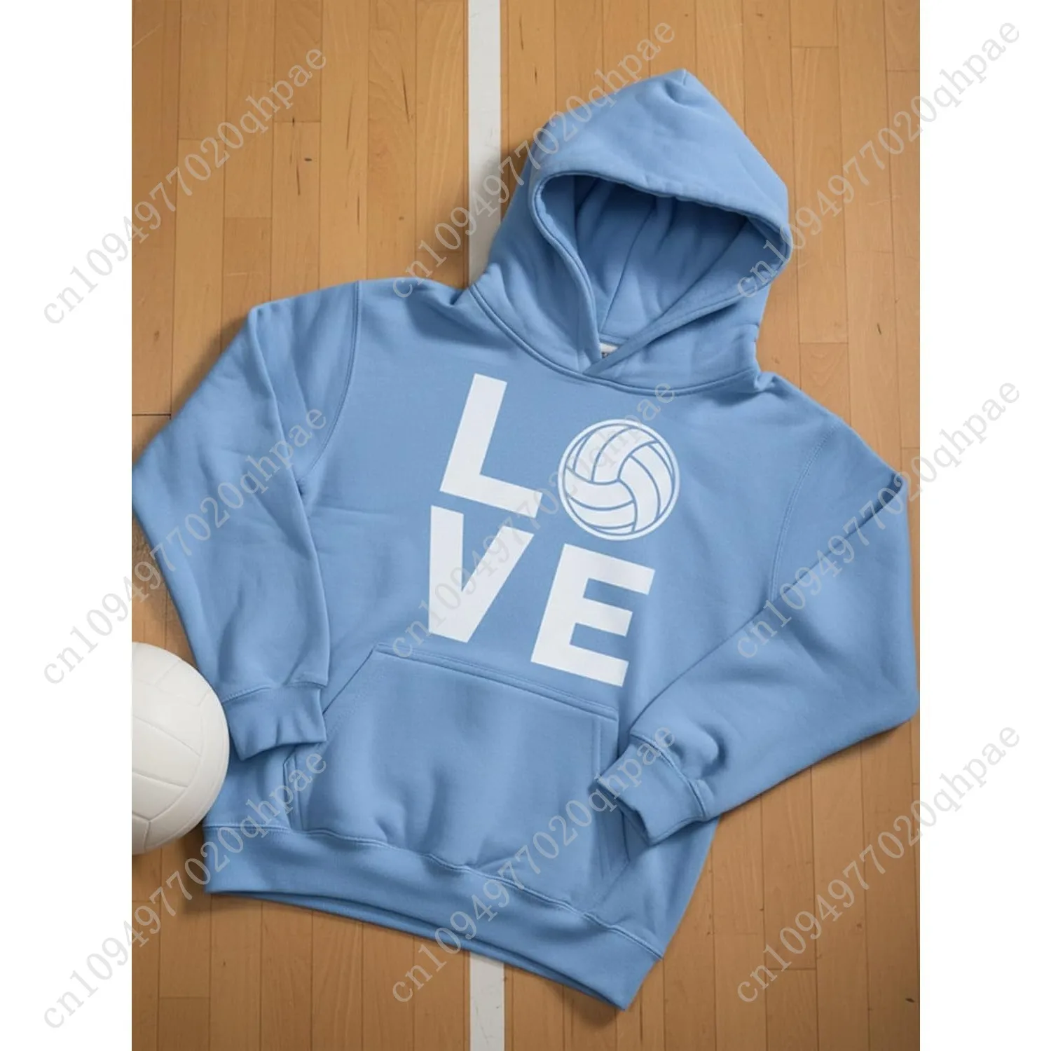 هوديس للكرة الطائرة من Tstars هدايا للفتيات المراهقات والنساء المشجعين لاعبي الفريق يحبون البلوز هوديي