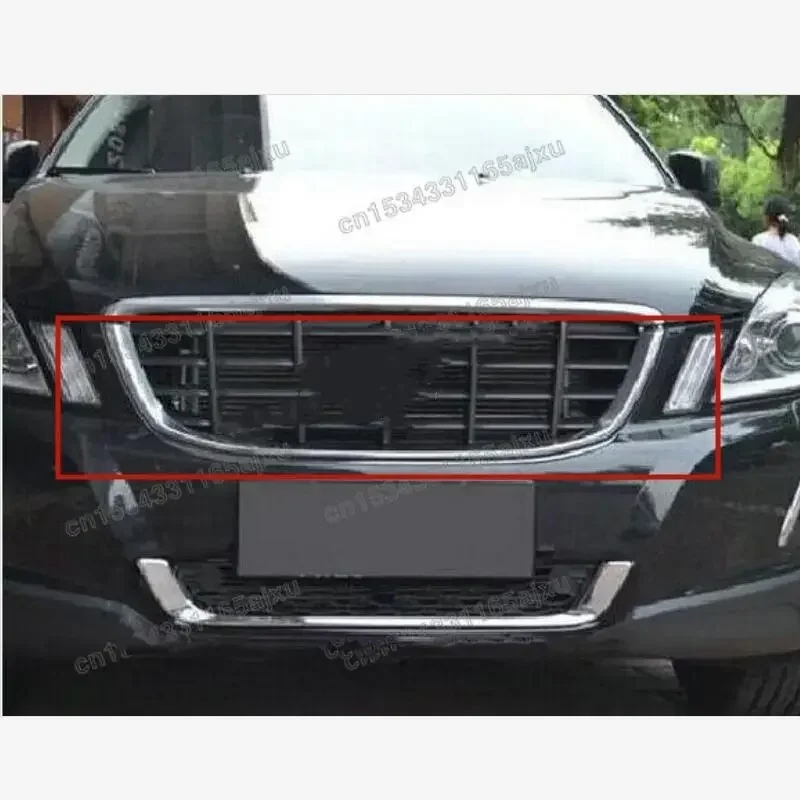 For Volvo XC60 ABS Chrome Front Hood Grille Around Trim Front Bumper Around Trim Racing Grills Trim 2009-2013