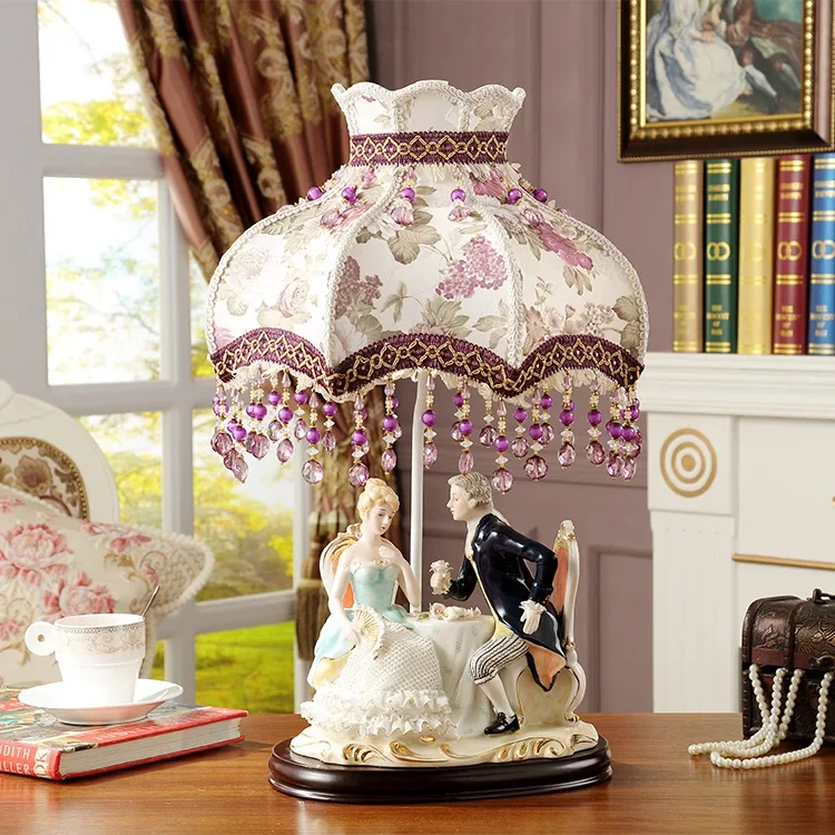 Porcelain doll couple European ornaments for the couple Practical fashion creative wedding gifts