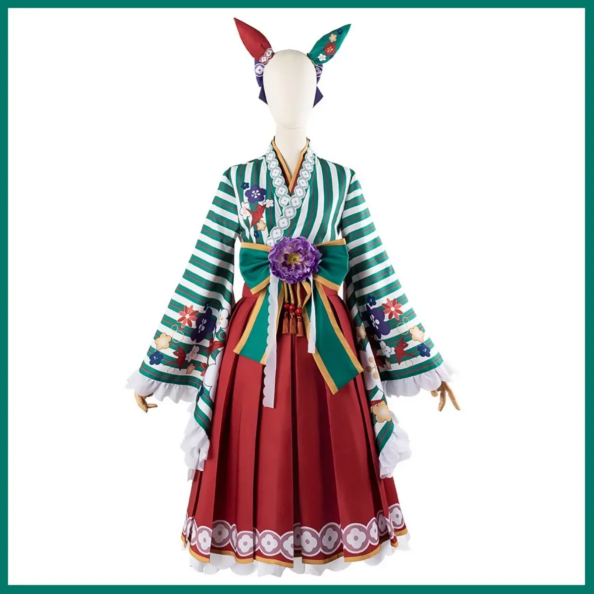 Anime Game Umamusume: Pretty Derby Nice Nature Cosplay Costume Japanese Kimono Skirt Woman Lovely Traditional Festival Suit