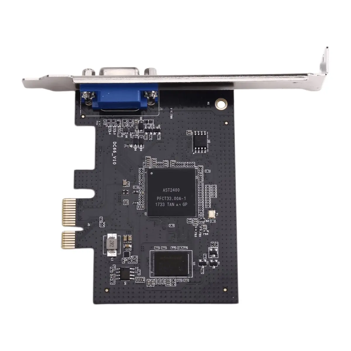 A85P AST2400 Graphics Card PCIe X1 VGA Local Display, Suitable for Windows Linux FreeBSD FreeNAS Solaries (Without IPMI)