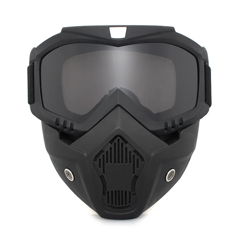 Dustproof Motocross Glasses Adjustable Motorcycle Goggles Breathable Full Face Protective Dirt Bike Off-road Windproof Mask