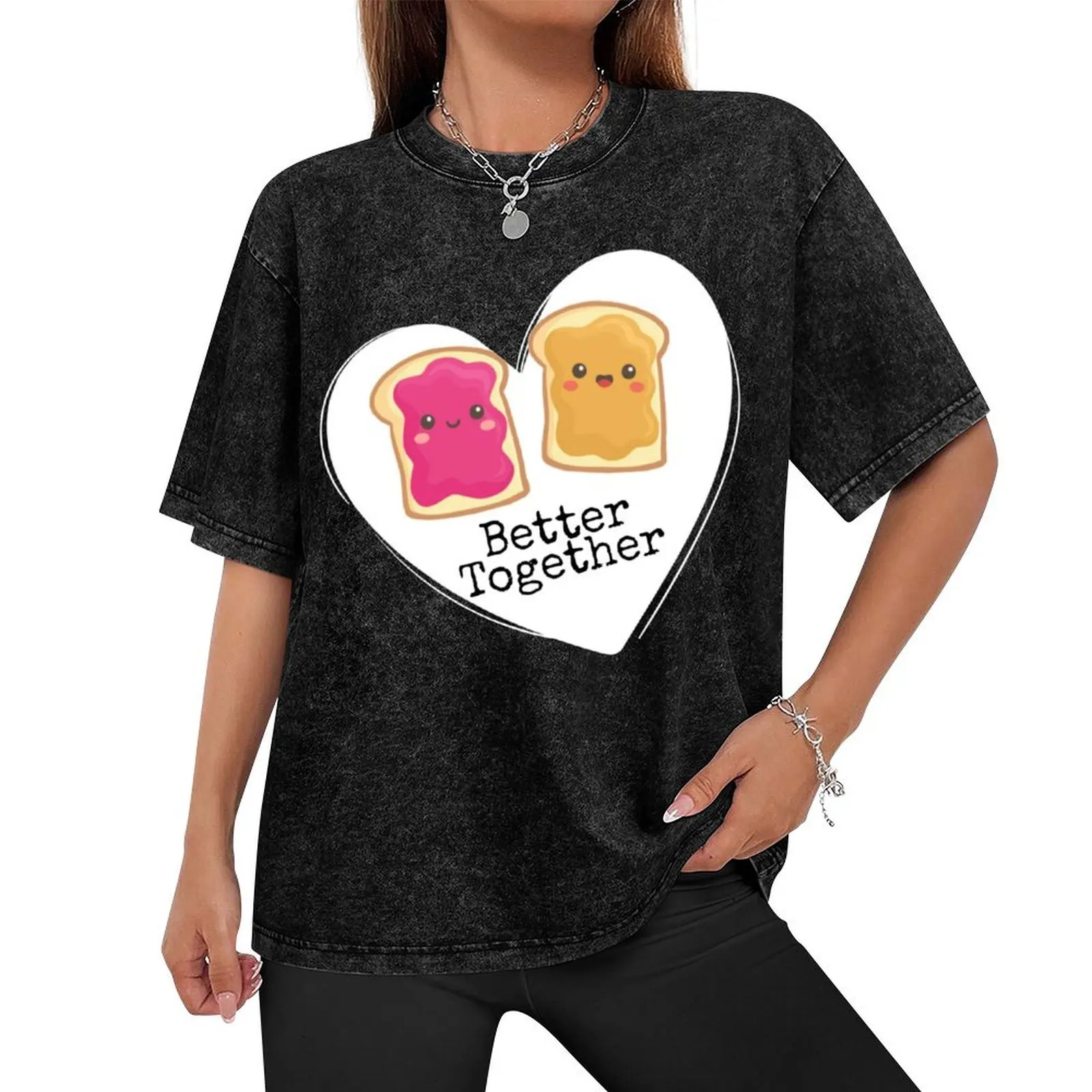 Better Together (Peanut butter and jelly) T-Shirt heavyweights graphic tee shirt essential t shirt funny t shirts men