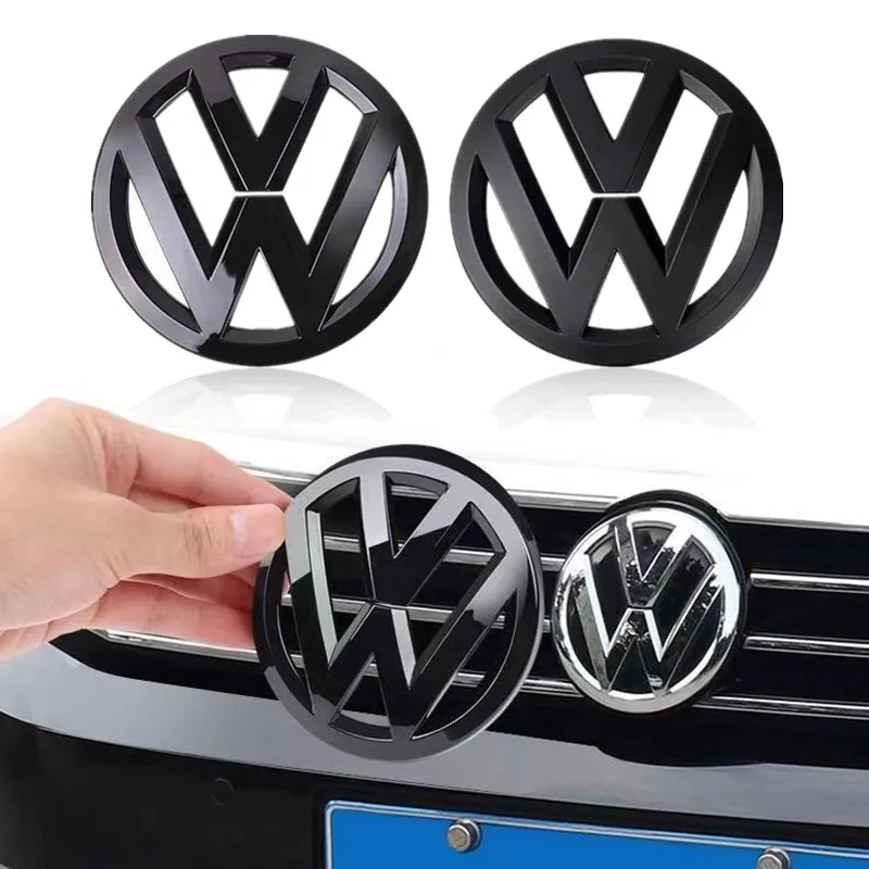 Not Affect ACC Black Front Grille Badges Cover Rear Trunk Emblem Covers Sticker For Volkswagen VW Golf 6 MK6 2010 2011 2012 2013