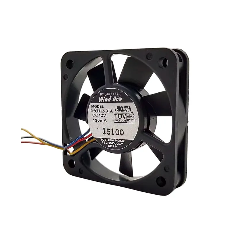 NEW ORIGINAL D50H12-01A 12V 120mA 5010 50*50*10mm COOLING FAN RADIATOR