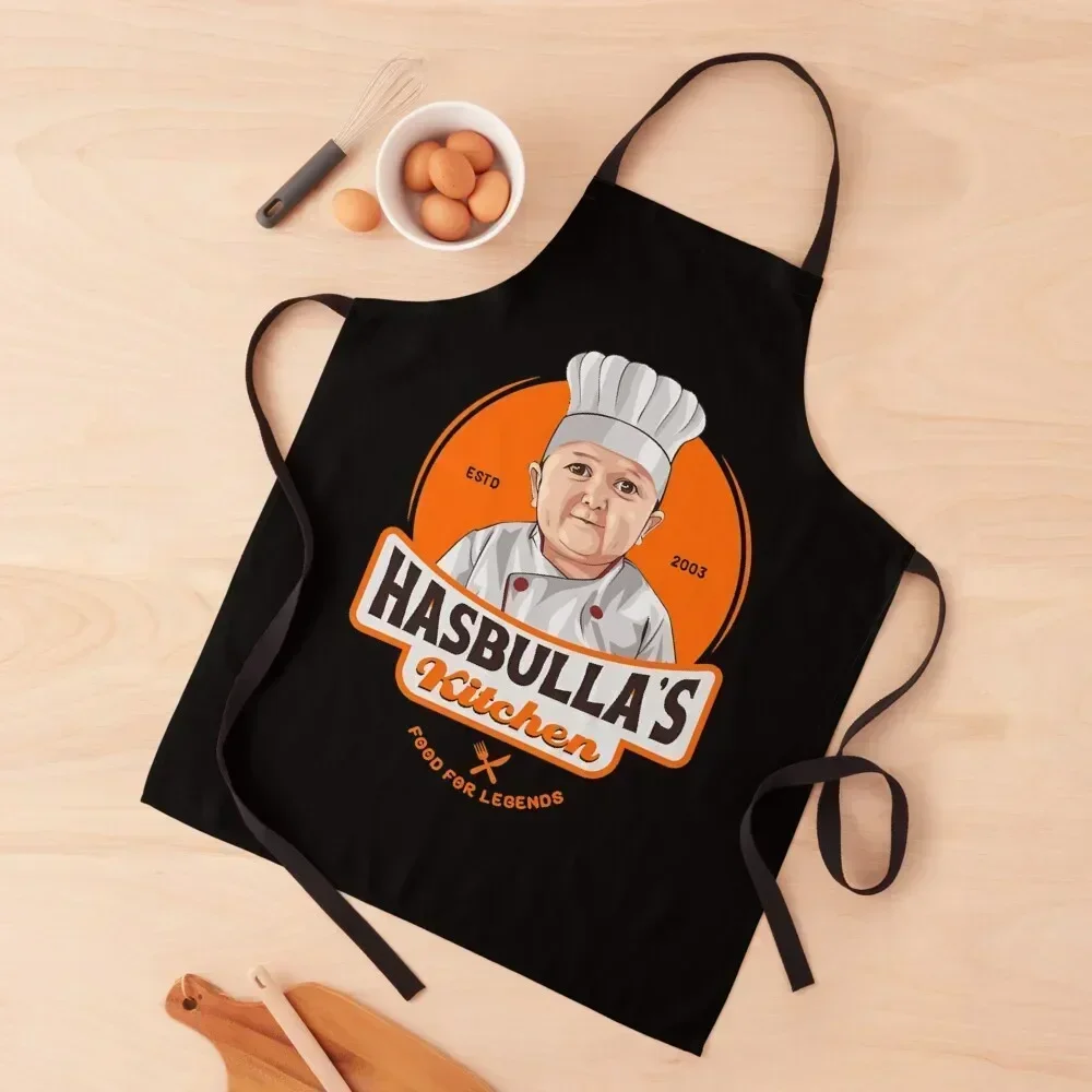 

Hasbulla's Kitchen T-Shirt Apron christmas 2025 Kitchen Front Ladies For Hairdresser Apron