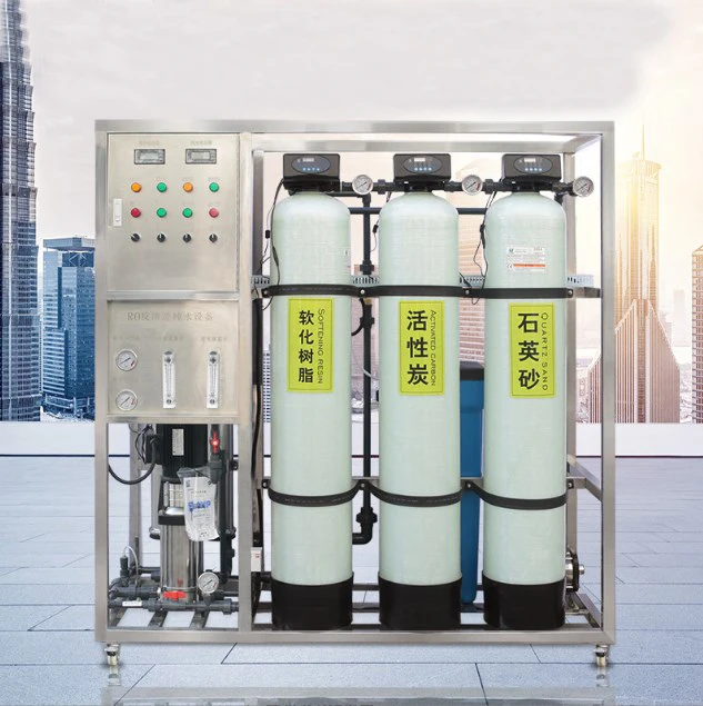 Impianto industriale di trattamento dell'acqua per il trattamento dell'acqua potabile 1000lph RO