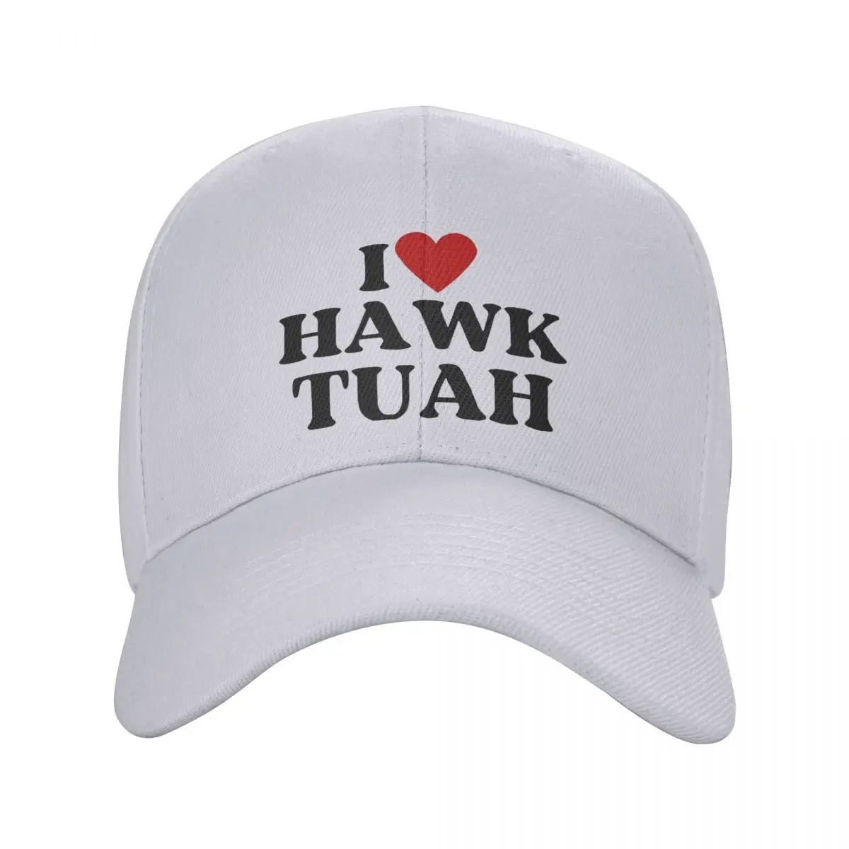 I Love Hawk Tuah Cap Unisex Fashion Hat Trucker Worker Cap Sports Cap Adjustable Polyester Baseball Cap Summer