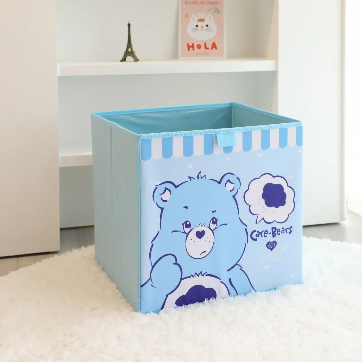 Cute Carebears Cartoon Home Underwear Sock Storage Box Organizer Box pieghevole Toy Doll Storage Box