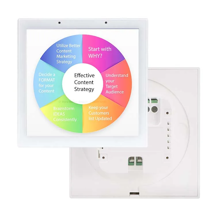 4-Inch IPS YC-SM41P Industrial Panel Smart Home Device Android11RK3566 Quad-Core Tablet PC For Car Hotels Bar-WiFi
