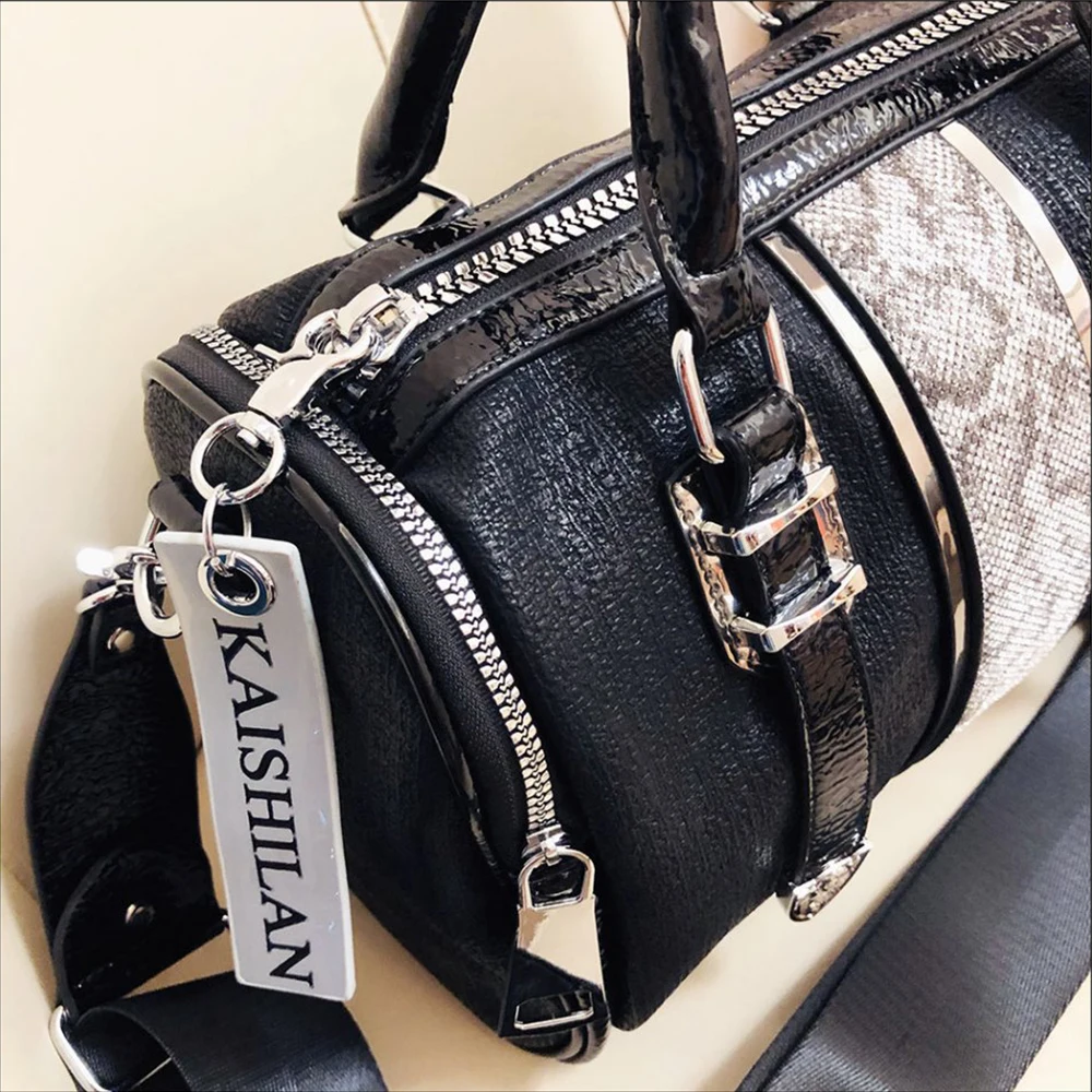 Famous Designer Brand Bags Women Leather Handbags 2023 New Luxury Ladies Hand Bags Purse Female Fashion Serpentine Shoulder Bags