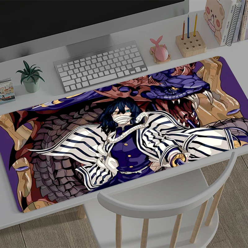 

Demon Slayer Iguro Obanai Mousepad New Large Mouse Mat MousePads Game Office Laptop Soft Anti-slip Desktop PC carpet Mouse Pad