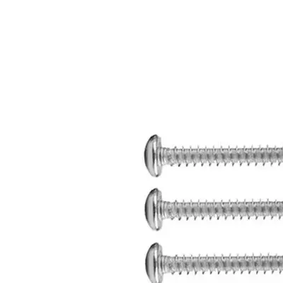 Plastic Wall Anchors with Metal Expansion Screws 10pcs Assortment for Drywall Applications for cross Recessed Head Round Head