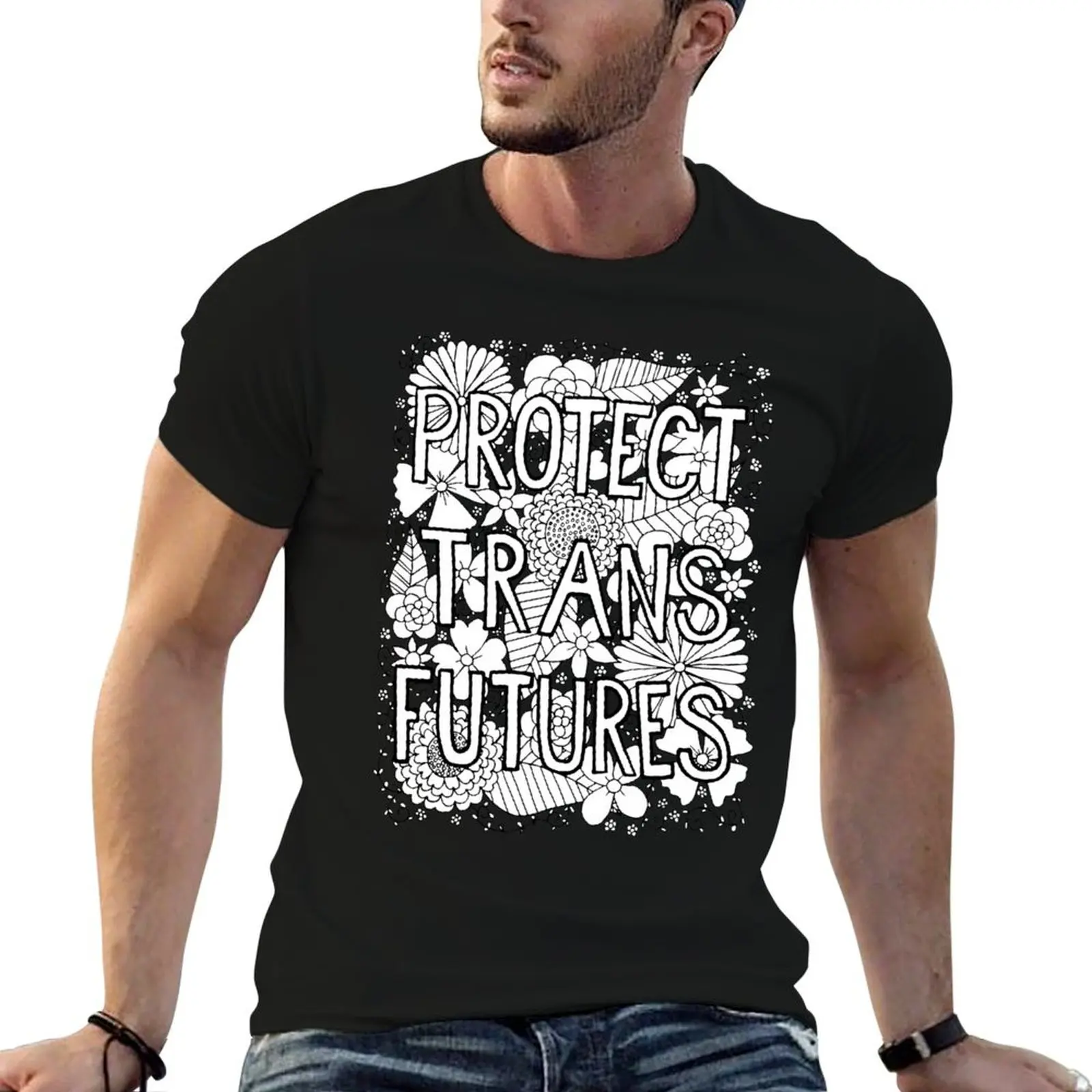 protect trans futures T-Shirt graphic t shirts shirts graphic tee mens champion t shirts