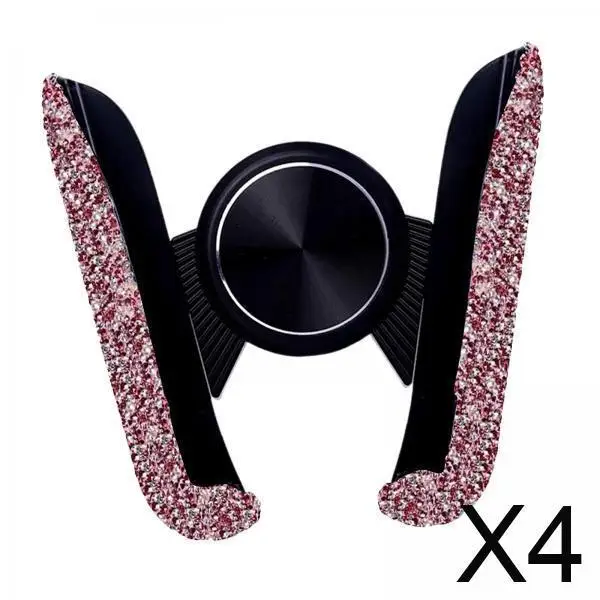 

Girly Bling Phone Holder for Car Air Vent Mount Diamond Phone Stand for Universal Mobile Phones