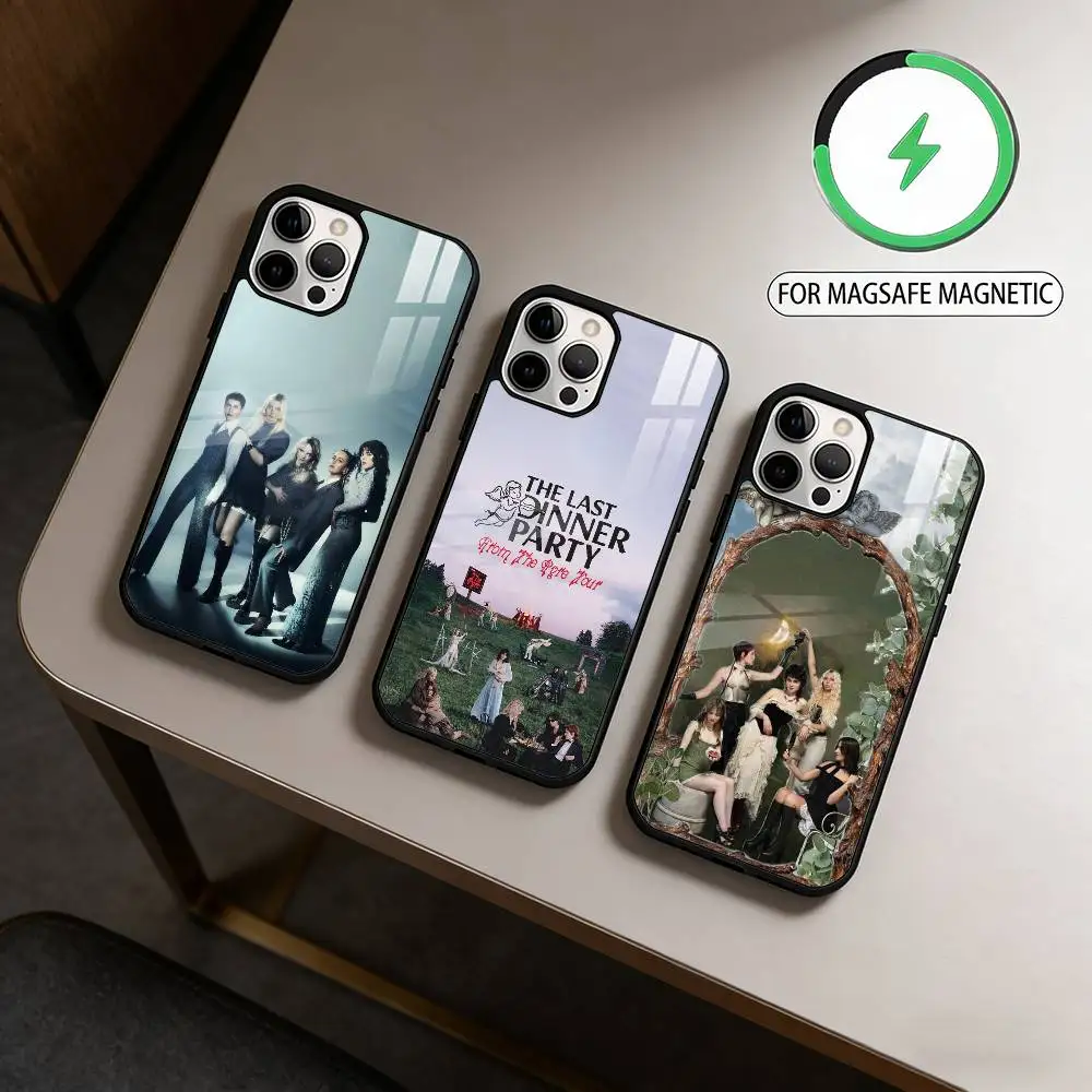 

T-The Last Dinner Party Magnetic For Magsafe Wireless Charging Phone Case For iPhone17,16,15,14,13,12,11 Plus,Pro Max