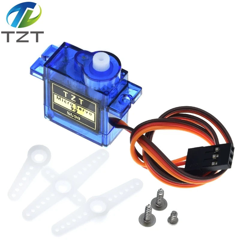 TZT Official Smart Electronics Rc Mini Micro 9g 1.6KG Servo SG90 for RC 250 450 Helicopter Airplane Car Boat For Arduino DIY image 5