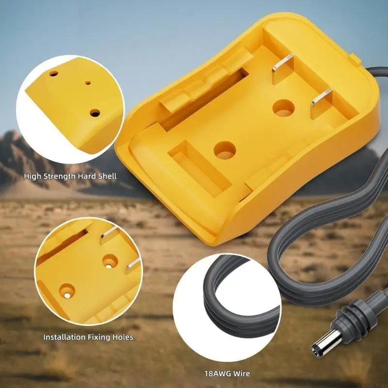 E1PF DIY-адаптер питания для Dewalts 18V-20V лития батарея для подключения к розетку