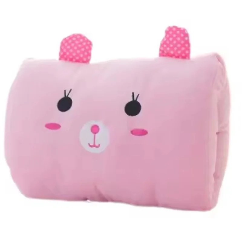 2025 الاتجاه مستلزمات السفر مكتب قيلولة ضعيفة فئة 1 الذراع وسادة الاطفال لطيف هدية الشتاء الكرتون أفخم وسادة اليد جهاز تدفئة محمول #1