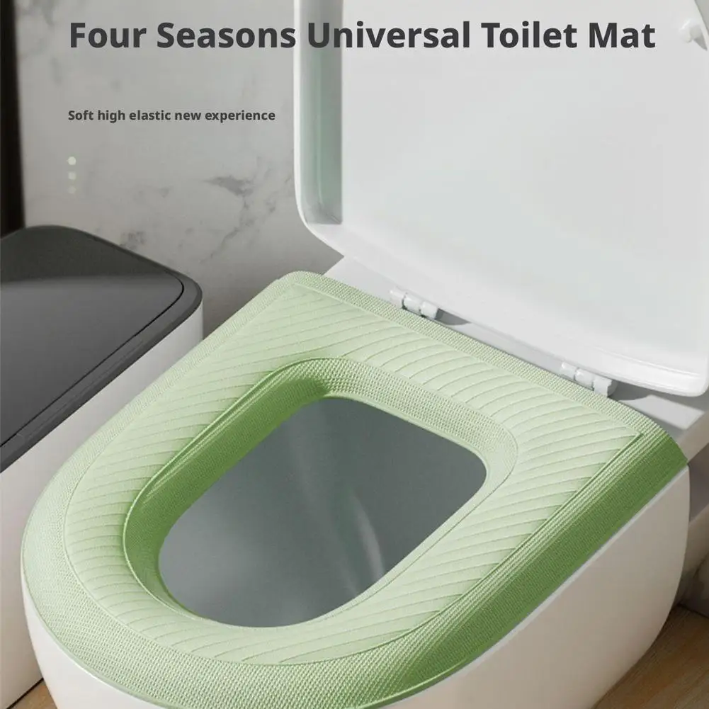 EVA Toilet Seat Cover Household Waterproof Toilet Seat Pad Toilet Cover Bathroom Accessories Toilet Seat Cushion