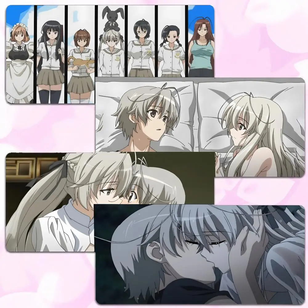 Romance Anime Y-Yosuga No Sora Girl Mouse Pad Thick Lock Edge Gaming Desk Mat Large Size PC Mouse Pad Home decor