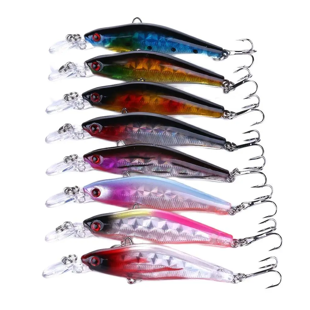 

6.3g Lure Fishing Carp 8cm Artificial Bait Fake Fish Accessories Goods Equipment Lures 2022 New Items Sea Spinning Set Saltwater