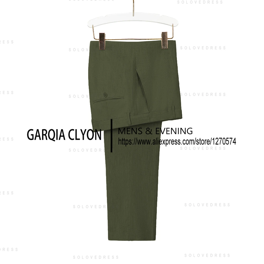New Arrival Classic Men Pants Thin Linen Trousers  Fashion Straight Pants  Casual Pants For Summer