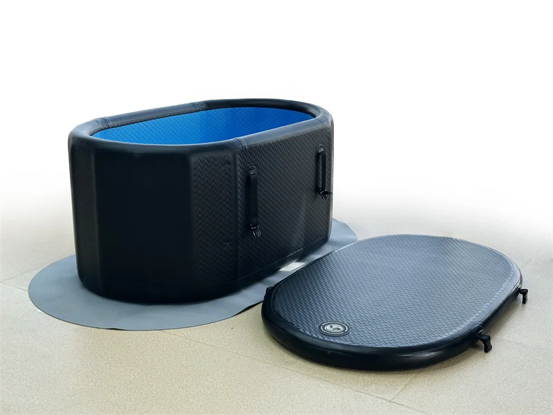 Vasca da bagno gonfiabile in plastica di alta qualità da 150 cm Accessorio per anziani Vasca da bagno per ghiaccio grande da 150 cm Secchio per immersione fredda per terapia del freddo