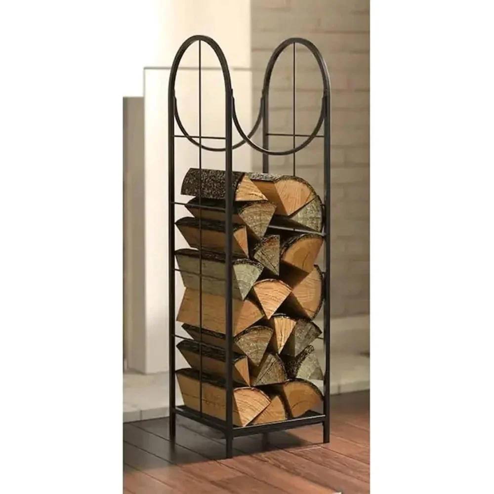 

Outdoor Fireplace Rack Firewood Holder Firewood Racks Outdoor Wrought Iron Holder Log Storage Rack Brackt