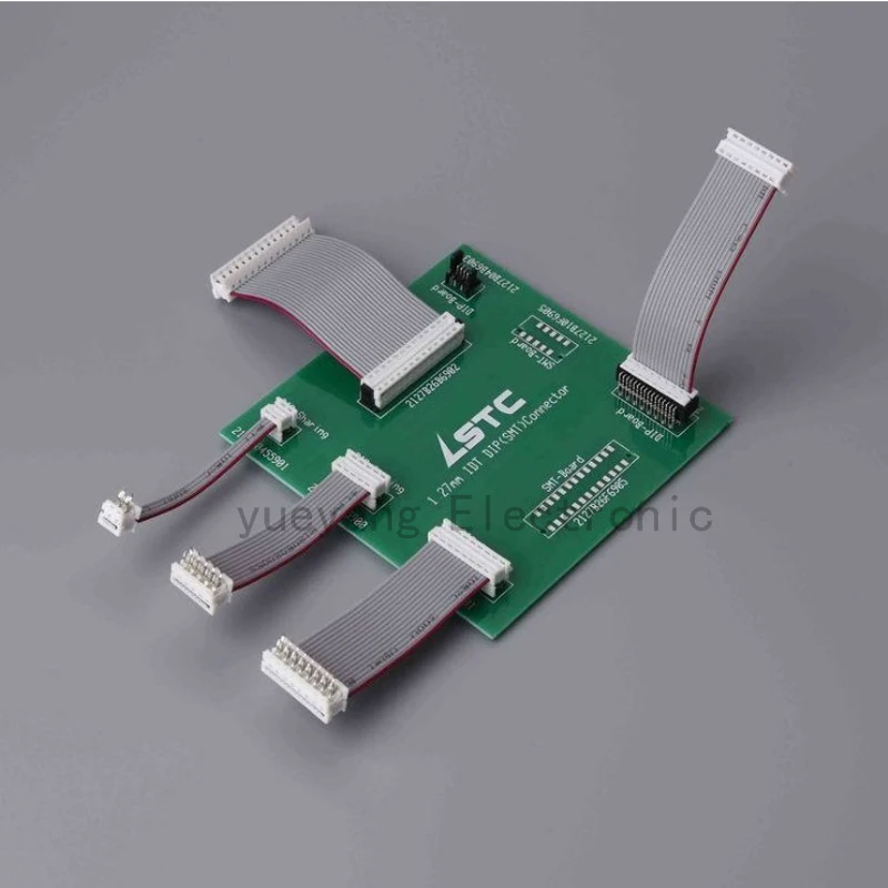 20Pcs 90814-3806 1.27mm Picoflex Header Straight Male Dip Type Wire to Board Wafer Connector White IDC 4P 6P 8P10P 12P 14P 16P