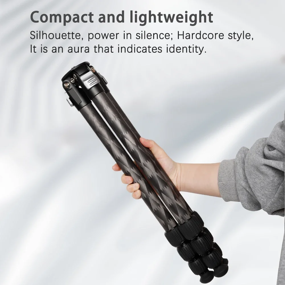 Camera Video Tripod Portable Stick Hunting Stand Tripod 10 Tripod Stand BF ST-284 Carbon Fiber for Phone Galaxy S 24 BAFANG 1500