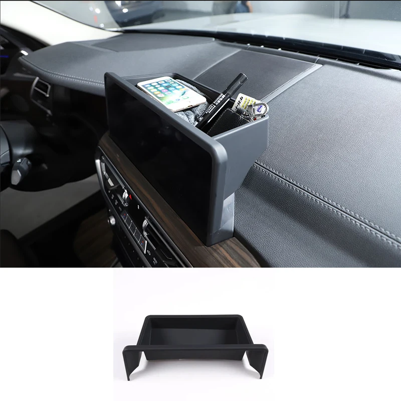 Für BMW X3 G01 IX3 X4 G02 2018-2024 Auto-Armaturenbrett-Navigationsbildschirm Versteckter Aufbewahrungsbox-Organizer Innenraum-Zubehör
