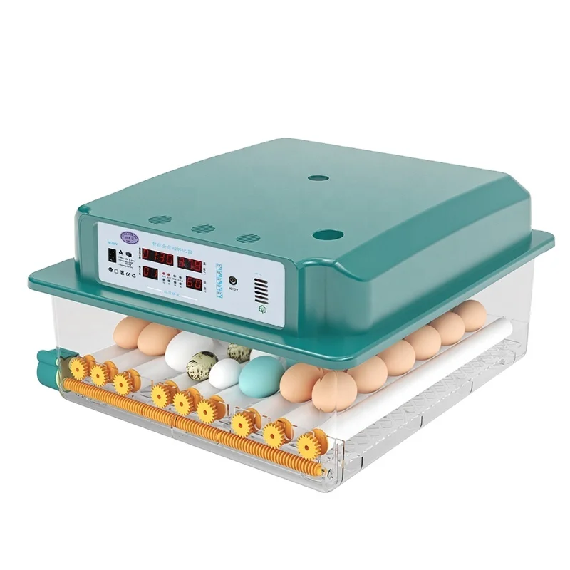 

64 Egg Single Power Supply Monolayer Home Use Small Chicken Hatching Machine Automatic Chicken Egg Hatcher Incubator and Hatcher