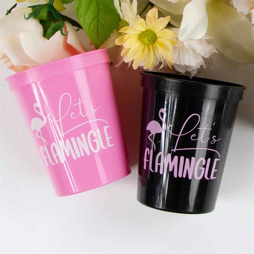 Personalized Cups, Stadium, 16 oz, Monogrammed, Custom, Plastic, Cocktail Cups, Wine Cups, Party Cup, Wedding Cups, Birthday, Sh